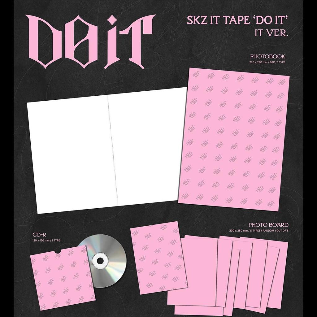 [Pre-order] Stray Kids - SKZ IT TAPE ‘DO IT’ (IT VER.) + Free Gift