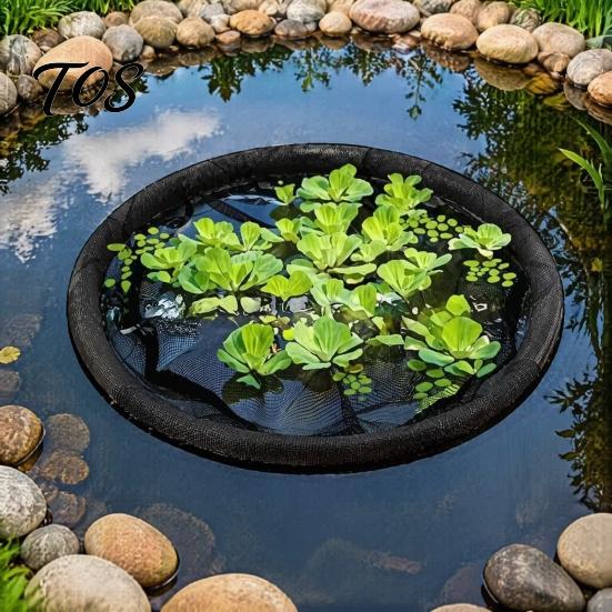 Aquatic Plant Shield Floating Pond Planter, Fish Barrier Netting, Protector, 18" Corral 24" 31" Ring, Mesh for Garden Ponds, Plants Guard