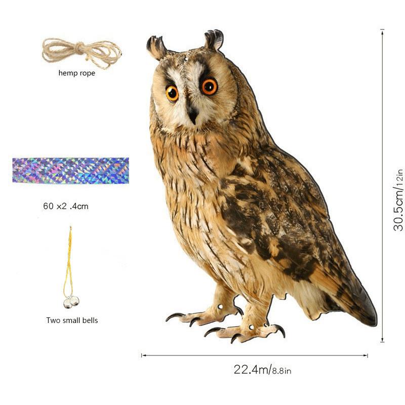 Garden Bird Deterrent Device With Acrylic Eagle Design For Yard Protection
