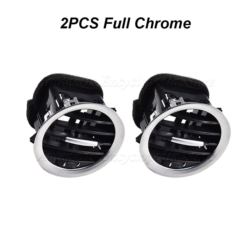 13417363 Für Opel Corsa D Adam Schwarz/Chrom Armaturenbrett Lüftung Klimaanlage Auslass 13365420 2201099 Auto Innenraum Lüftungsgitter