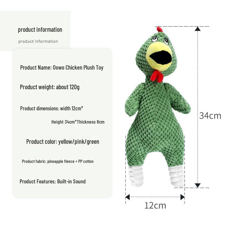 Popular Plush Pet Toy Set - Durable, Sounding Chew Toys for Dogs & Cats, Self-Entertainment & Boredom Relief