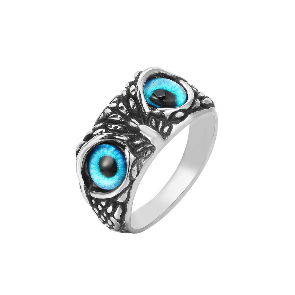 2026 Personalized Retro Halloween Owl Ring, European and American Jewelry Accessories Ring Gift