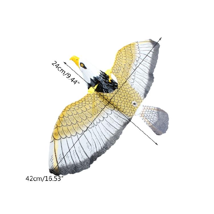 Simulation Electronics Eagle Luminous Bird Repellent Hanging Eagle with Light