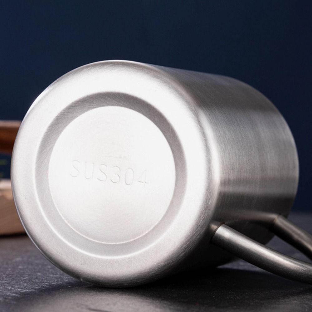 1Pcs Drink Beer Tea Juice Water Cup 200/300/400ML Tea Cup New Stainless Steel Mug