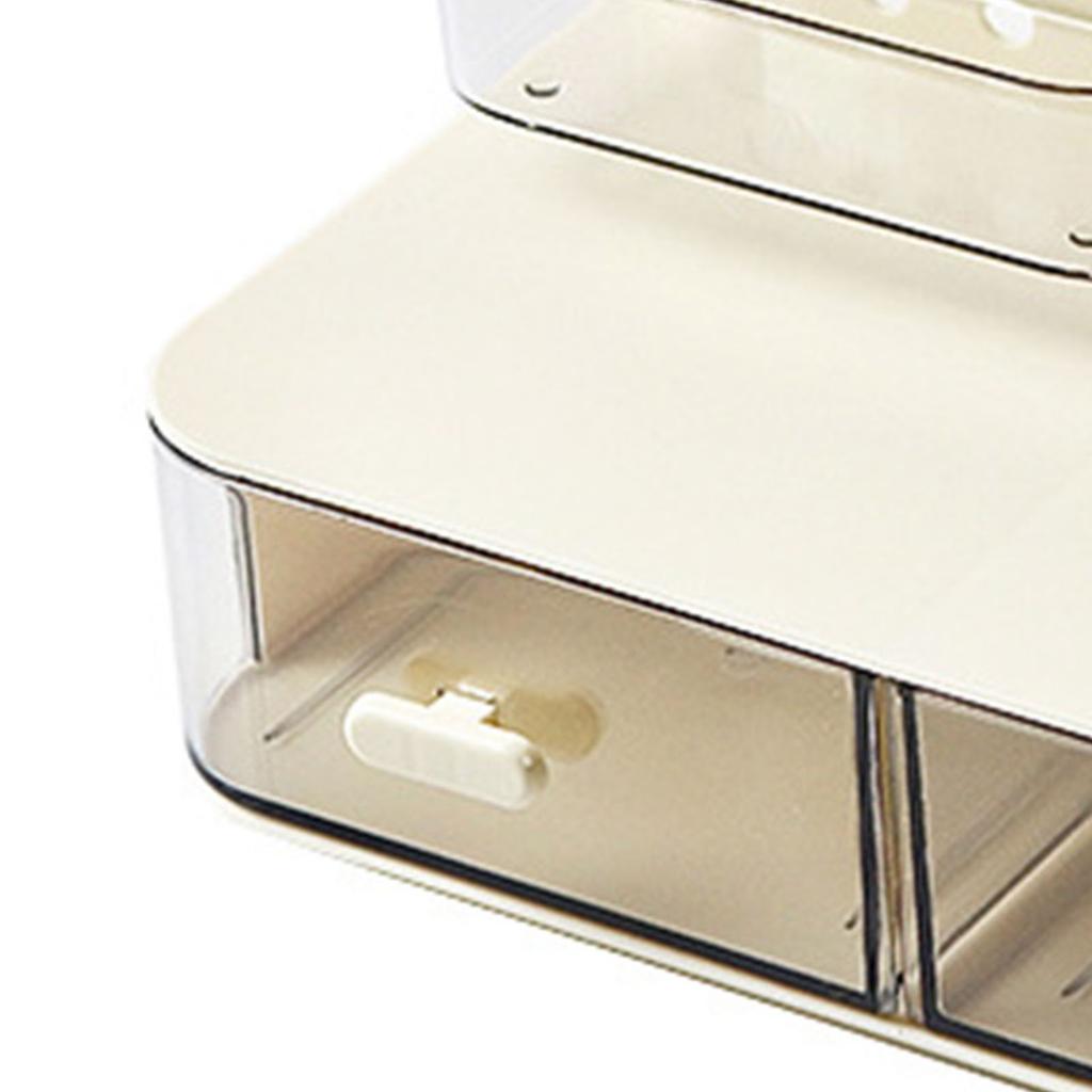 Pegboard Desktop   Simple Multifunctional Plastic Storage Rack with Drawers for Stationery Headbands