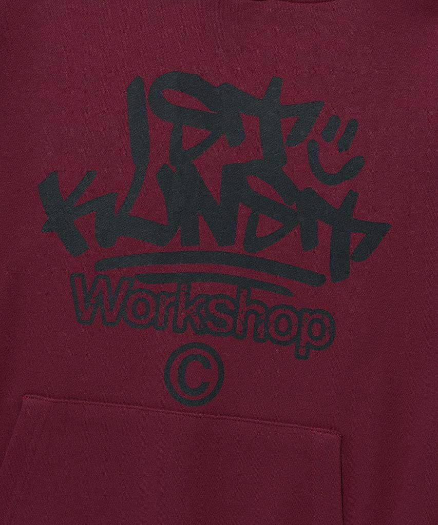 Ik Tag Logo Hoodie_Burgundy(Ik2Efmm415A)
