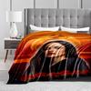 Moonlit Woman with Roses Blanket for all seasons blanket lunch break throw gift