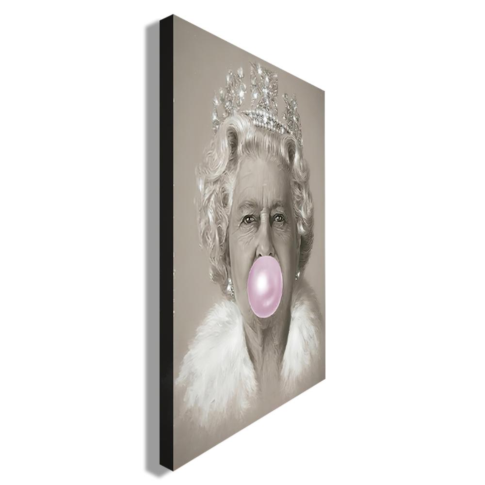 Bubblegum Queen Retro Poster Canvas Painting Print Cuadros Art Decoration Mural For Modern Home Living Room Wall Decor No Fram