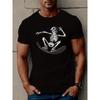 A Latest Printed Short-sleeve Graphic T-shirt, Essential for Outings and Dates, Suitable for Outdoor Sports, Comfortable and Sweat-wicking