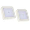 Motion Controlled Human Body Sensor Led Night Light Smart Battery Operated For Baby Room Hallway Pathway Home Light