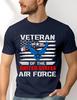 Air Force Veteran T-Shirt, Military Pride Tee, Memorial Day Gift, Vintage Graphic Shirt, Military Family Apparel