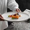 Minimalist Rock Texture Ceramic Dinner Plate
