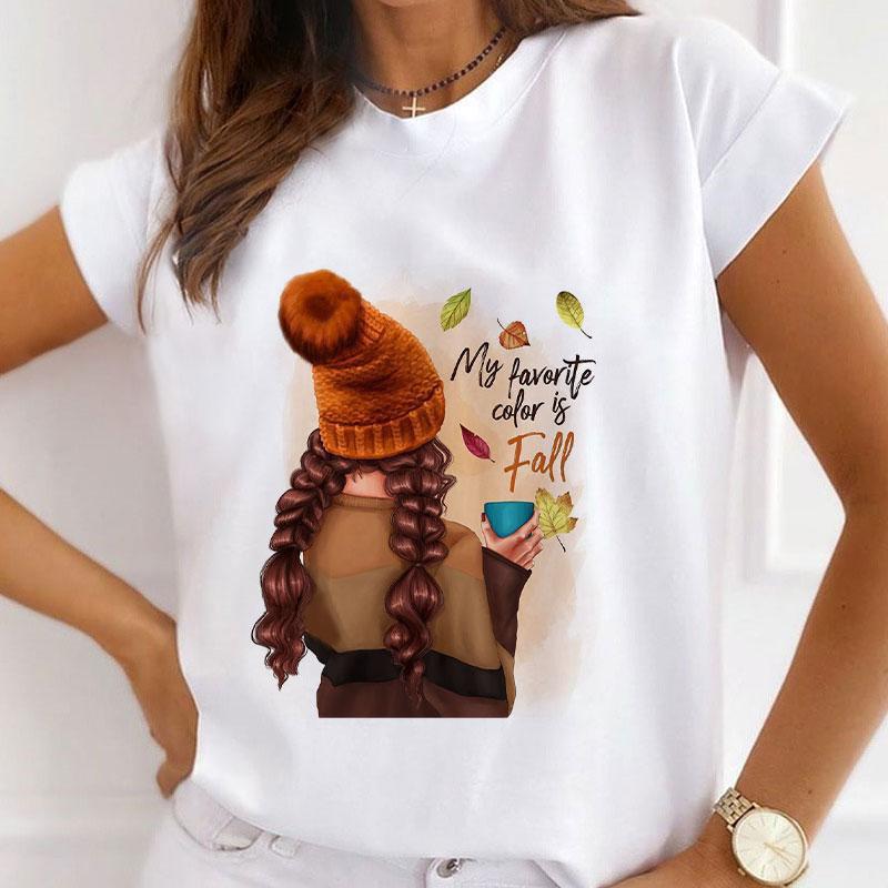 Explosive Sunflower Flower Base Casual White Shortsleeved Womens Tshirt Oversized T Shirt Harajuku Tops