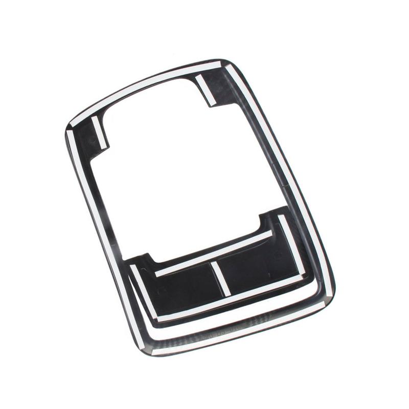 For Dodge Ram 1500 -2024 2 Pcs ABS Carbon Fiber Look Interior Roof Reading Light Lamp Cover Trim Kit Light Panel Trim Cover