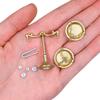 Miniature Balance Scale Model 1/12 Dollhouse Mini Retro Scales Justice Scale Model Dollhouse Scene Decor Micro Scene Photos Prop
