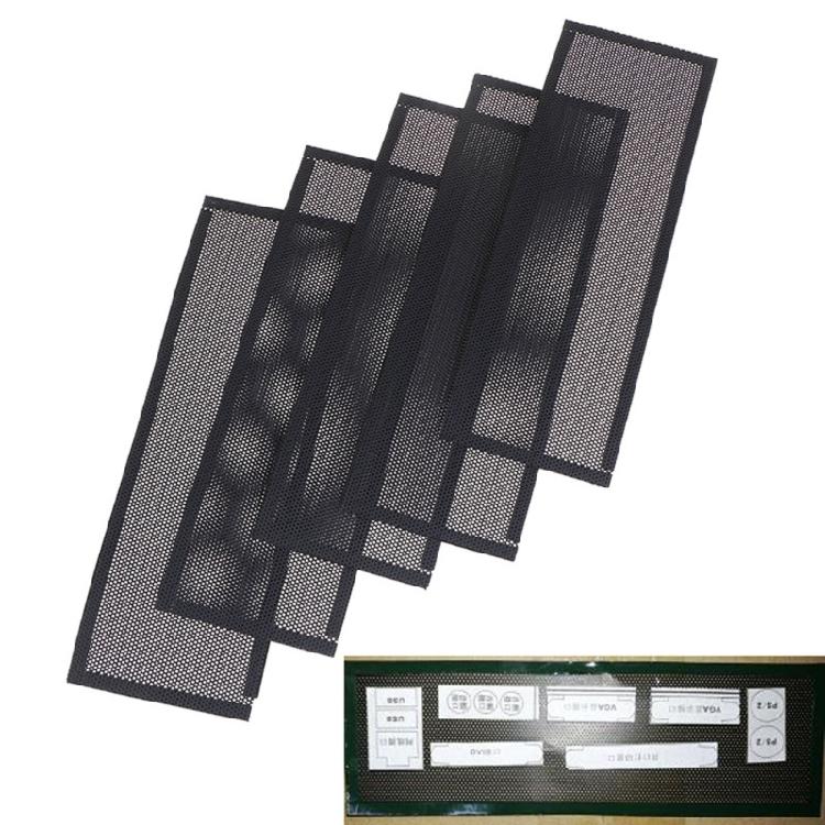 Computer PC Case Cooling Fan Dust Filter Mesh Net Cover PVC Dust Filter Shield Back Plate For Computer Chassis