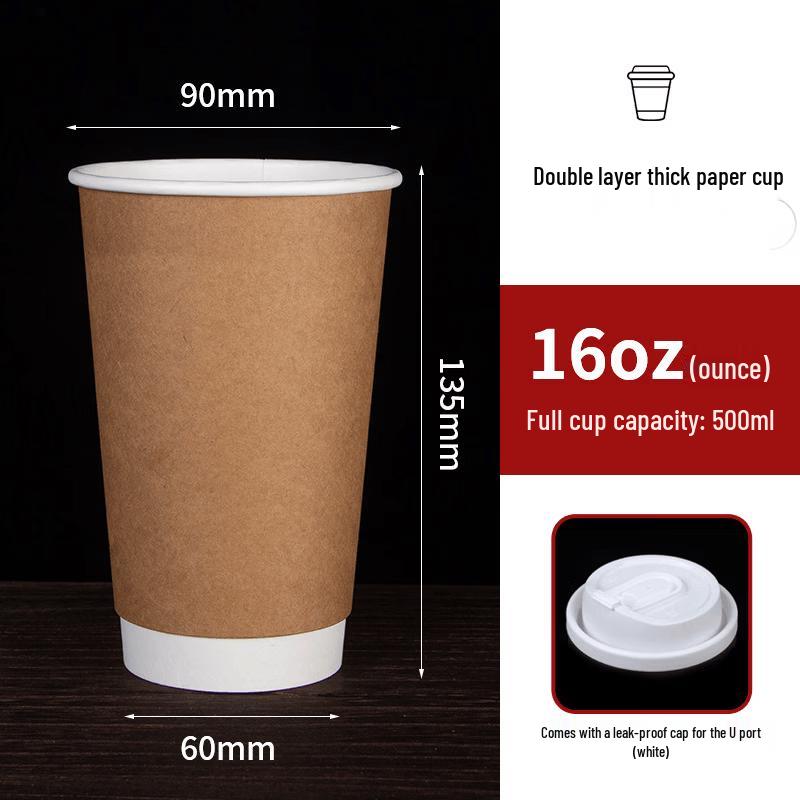 Handon Disposable Coffee Cups with Lids