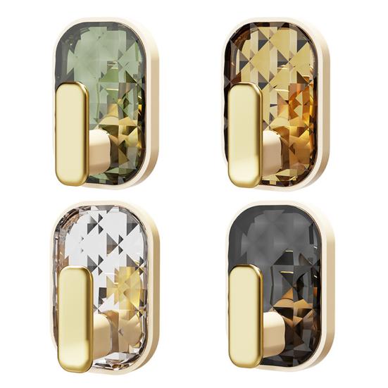 4Pcs Save Space Compact Durable Strong Load-bearing Wall-Mounted Clothes Scarf Door Hanger Hooks Wall Hooks