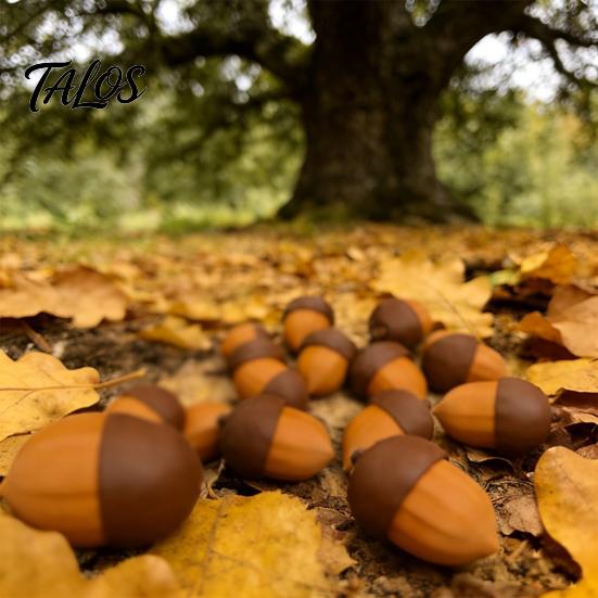 Fake Acorn Toy 3D Printed Fidget Clicker, Finger Stress Decompression Relief Push Toy, Gift for Kids Teens Adults Realistic