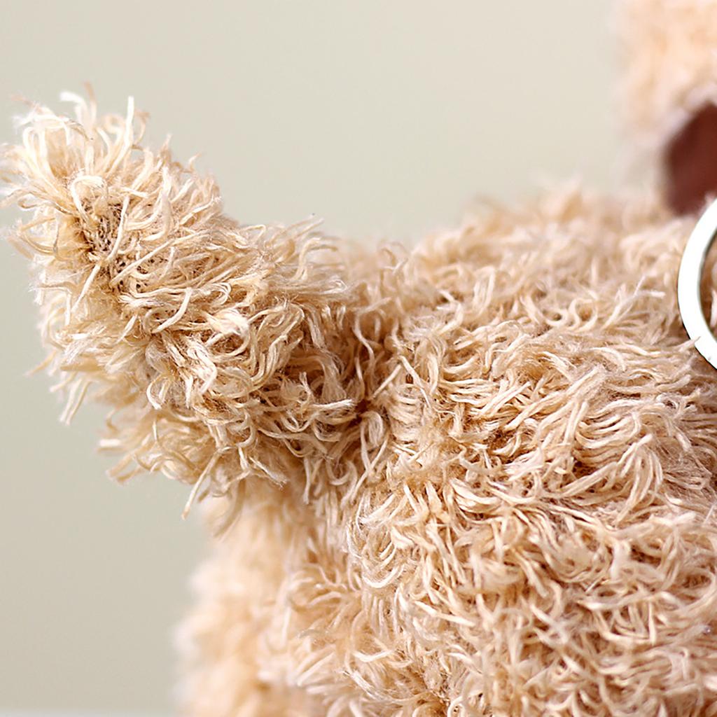 Delicate Dog Keychain Exquisite Animal Keyrings Accessories Handbag Pendant Stuffed Animal Pendants for Party Decoration