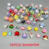 10pcs 32mm Children Mini Little Animal Toys Funny Pet Ball Egg Capsule Toys For Vending Machine