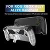 Für ROG Xbox Ally X Handheld TPU Transparente Vollabdeckung Hülle mit Halterung Rückständer Stoßfest Anti-Rutsch Schutz Zubehör