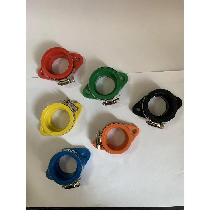 HQ Motorcycle Carburetor Adapter Inlet Intake Pipe Rubber Fit Universal PE PWK21-34mm Air Intake Carb Manifold Boot
