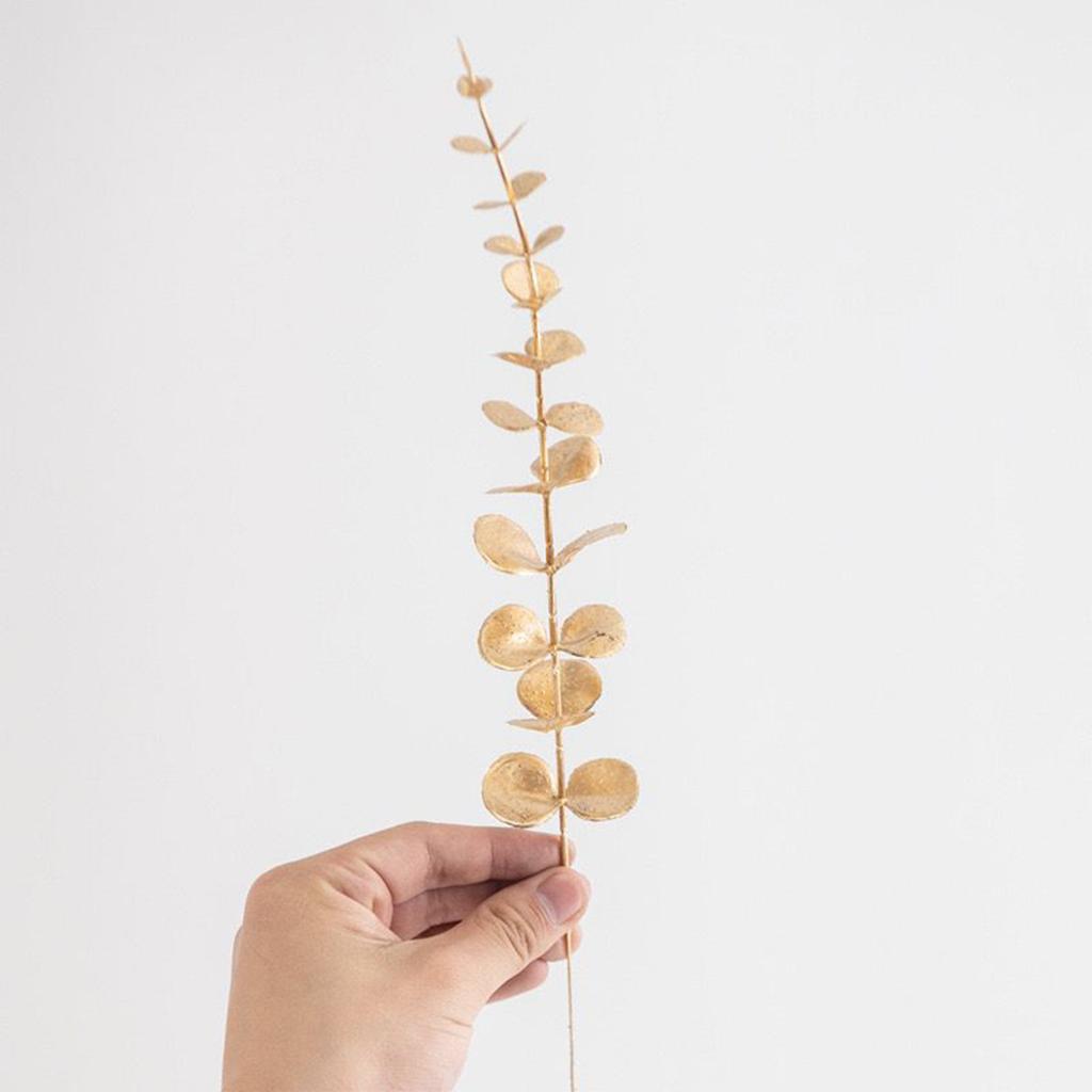 10Pcs Artificial Eucalyptus Leaves Flowers Bouquet Decoration Party Wedding Floral Arrangement Home Decor Greenery Fake Plant