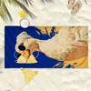 Wearing Sunglasses, Trendy Duck Polyester Microfiber Beach Towel Is Highly Absorbent, Suitable for Swimming and Beach Outings
