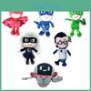 Adorável Brinquedo de Pelúcia Pj Masks Apresentando Menino-Gato Gekko Menina Lunar Coruja e Romeu Para Crianças