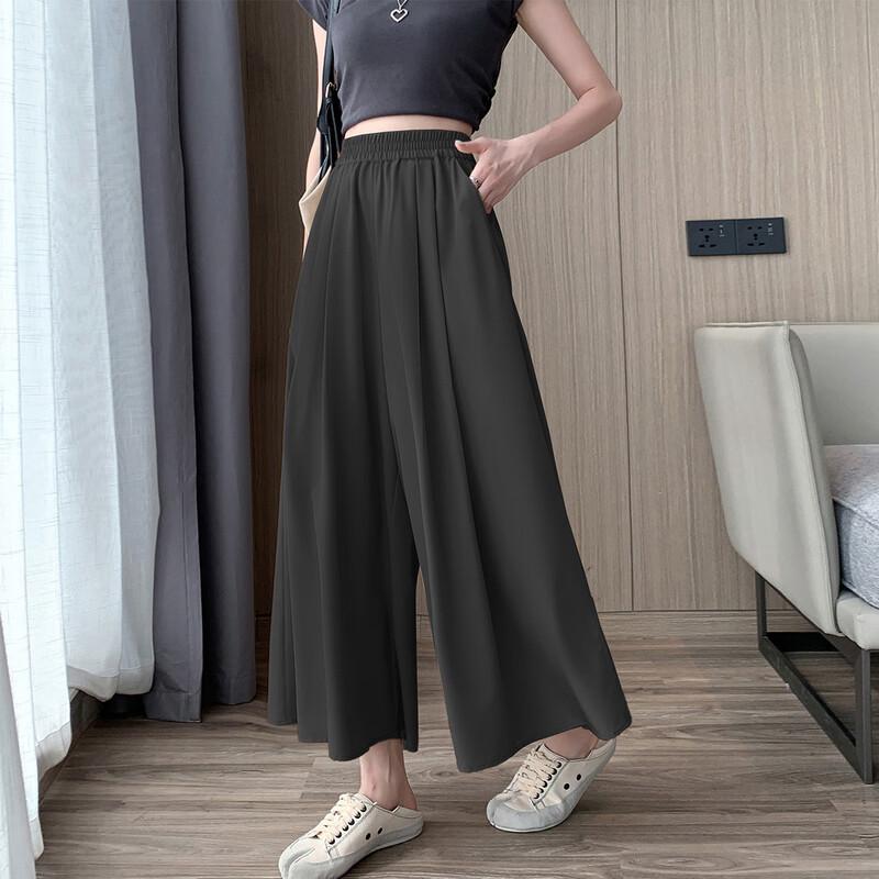 TonLion 2025 Summer Women's Loose Wide-Leg Culottes