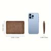 Simple Men Women Leather Card Holder Ultra-Thin Mini Short Wallet Multi-Card Slot Simple Design Wallet PU Universal Coin Purses