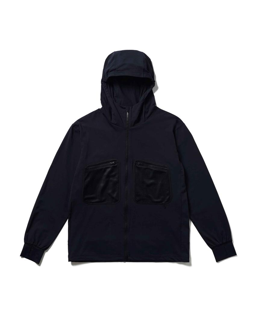Snow Peak Water Active Zip Up Hoodie Outerwear Jacket Hoodie BLACK S JK-25SU013 Zip-up Men's Women's