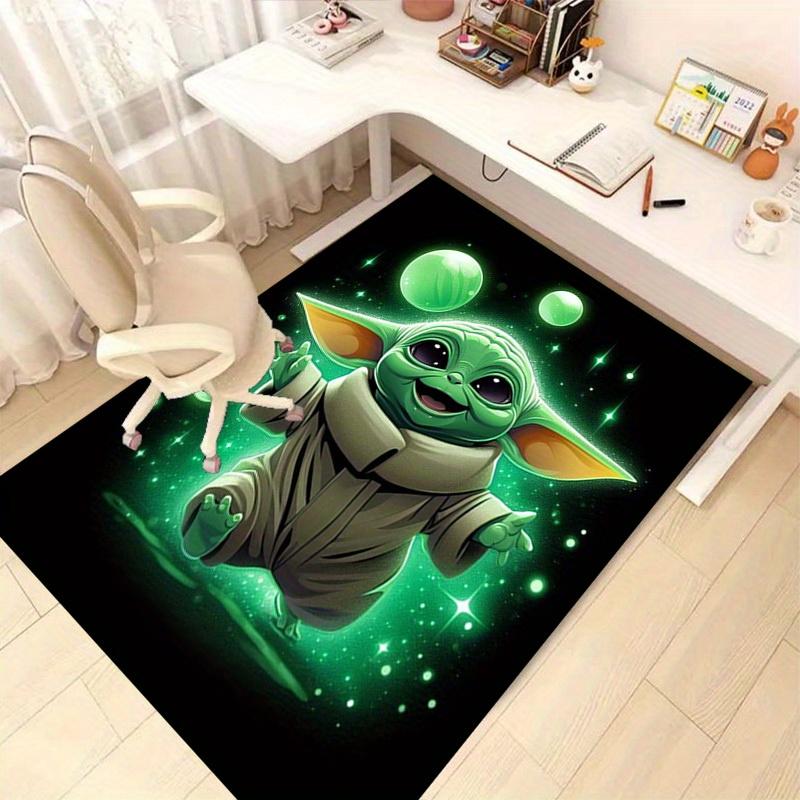 1pc Cute Yoda Rug for Home Decor, Office Carpet, Chair Cover, Outdoor Mat, Gift Ideaz4153