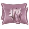 2Pieces Satin Pillowcase Set 50x66cm Optional Color Smooth And Soft Pillow Covers For Hair And Skin Protection