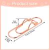 8pcs Cute Pen Clip Bookmarks Heart-Shaped Paper Clips for School Supplies Pencil Case & Planner Accessories