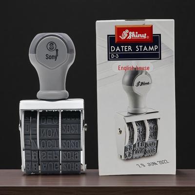 Seal Planner Verstellbarer Datumsstempel - Reiner Zahlenwalzenstempel
