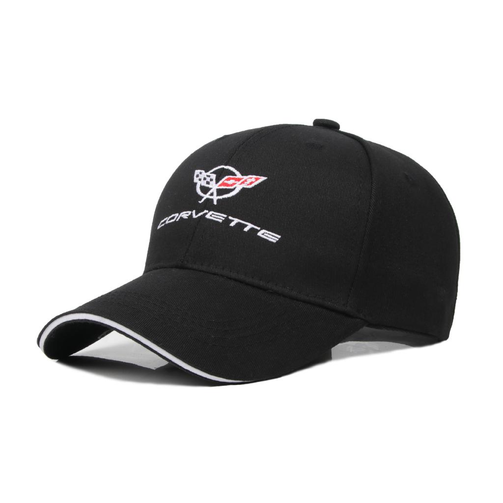 Lbfx9 Car Badge for Chevrolet Corvette SS Emblem Casual Cotton Baseball Cap Men Women Embroidery Truck Driver Outdoor Travel Sport Hat