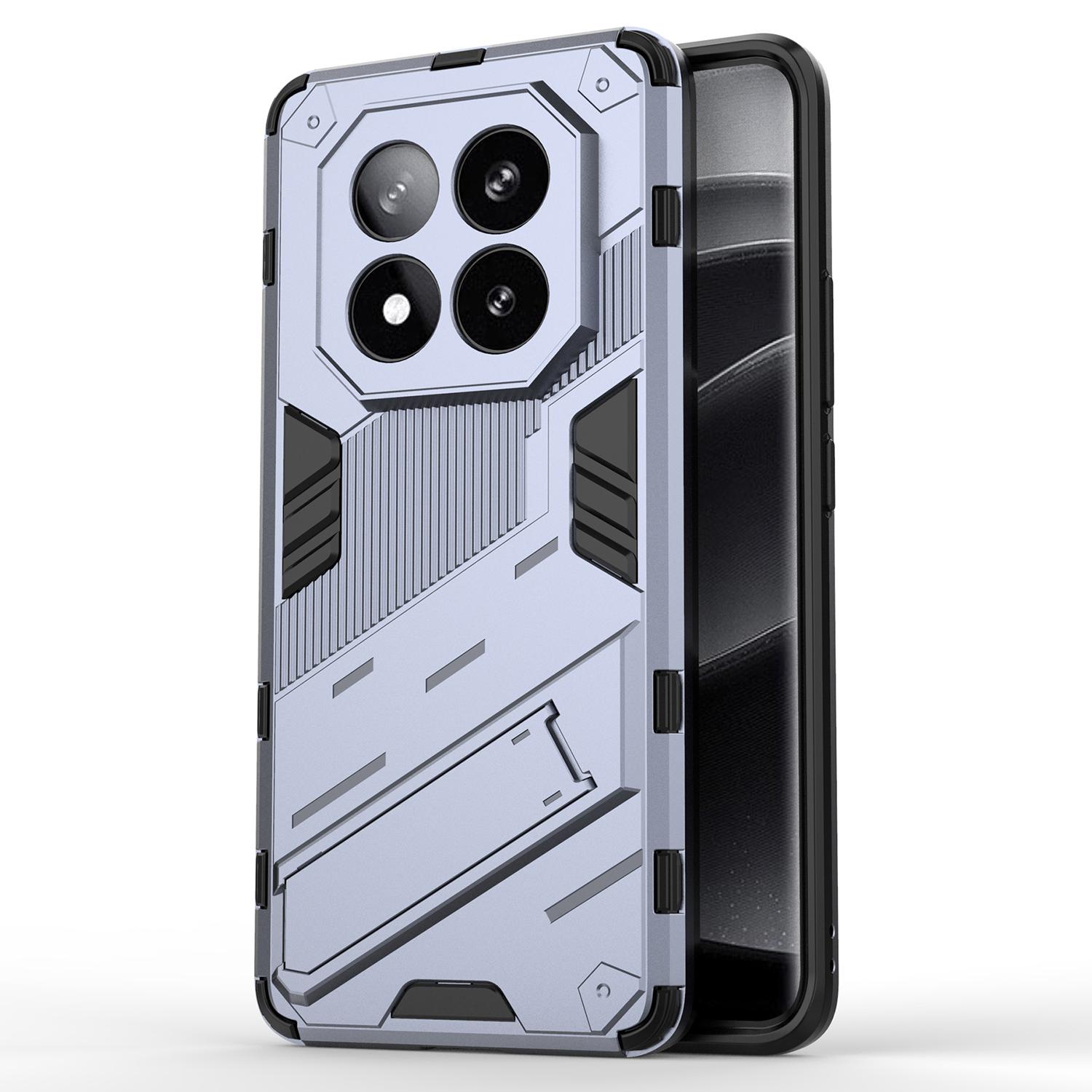 

For Xiaomi Redmi Note 14 Pro+ 5G Case PC+TPU Shockproof Phone Cover with Kickstand F