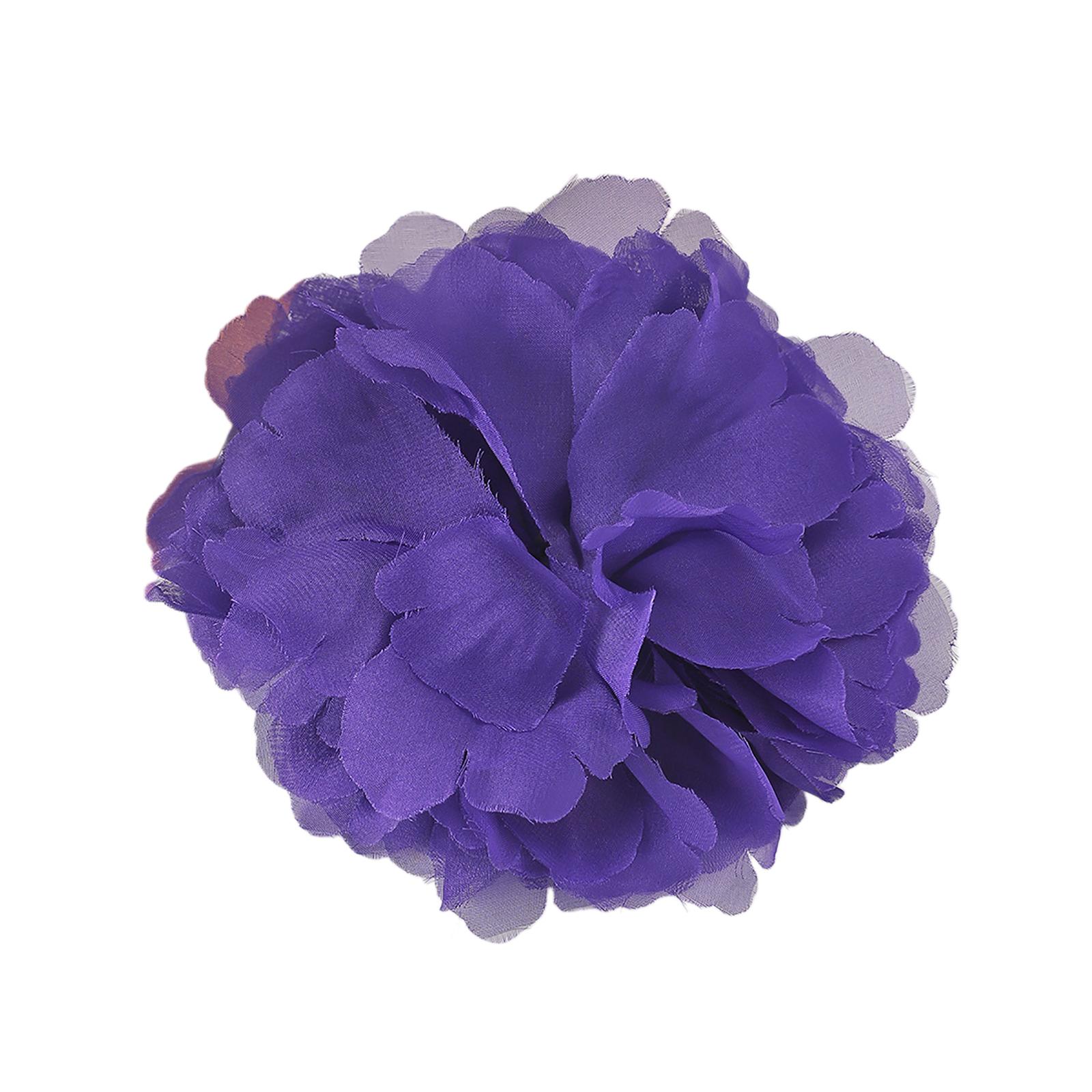 

Intricate Embroidered Fabric Brooch Vibrant Fabric Flower Boutonniere Pin Adornment for Women s Festive Celebration