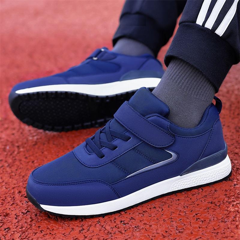 Autumn and winter middle-aged and elderly walking shoes thick-soled non-slip travel shoes mesh running shoes mother shoes women comfortable Yue elder