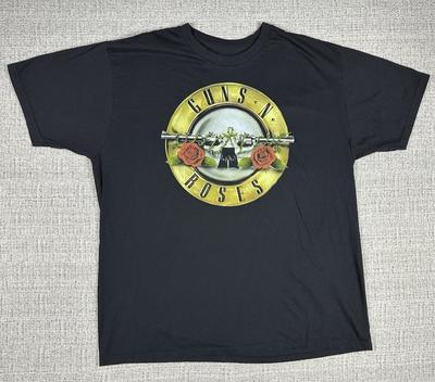 Guns N Roses Black Adult T-shirt Licensed 2020 Modern Sz XL 28" X 23" Unisex T-Shirt