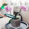 Square Clear Flower Pots Ventilated Drainage Holes Root Control Pot Breathable Seedling Cups with Trays Prevent Root Rot