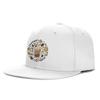 Coffee Latte Beans Flowers Cookies Graphic Print Flat Brim Baseball Cap Casual Street Sun Protection Adjustable Snapback