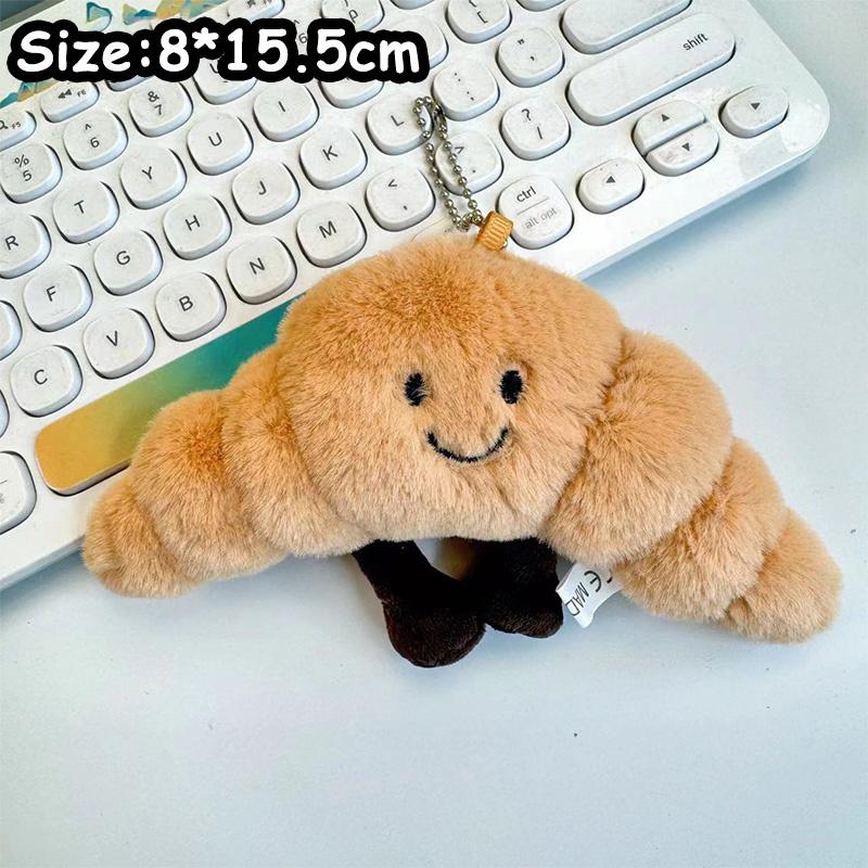 

Милый Круассан Пицца Буррито Хлеб Креативная Плюшевая Кукла Брелок Подвеска для Рюкзака