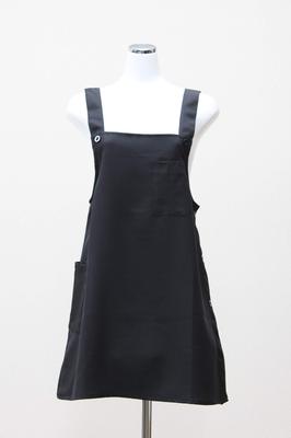 Super 3L [Ishigi] Apron, Water-Repellent A-Line Apron, TP-20UE03, Black,