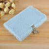 New A5 Creative Lovely Student Plush Diary Book Notebook with Lock School Gift
