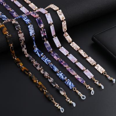 Schildkröten-Maskenhalter, Acryl-Maskenkette, Sonnenbrillenketten für Damen, Brillenband um den Hals