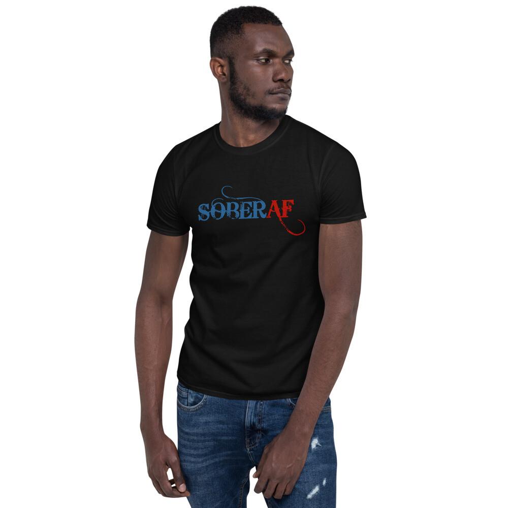 Sobriety One Day At A Time AA Sober AF Tee Tees TShirt Unisex T-Shirt XXXL