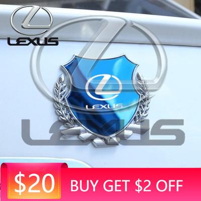 Emblems 3D Metal Car Trunk Window Side Emblem Badge Decal Sticker For F SPORT LBX NX RX 350h 450h Plug-in Hybrid ES UX 300 BR7